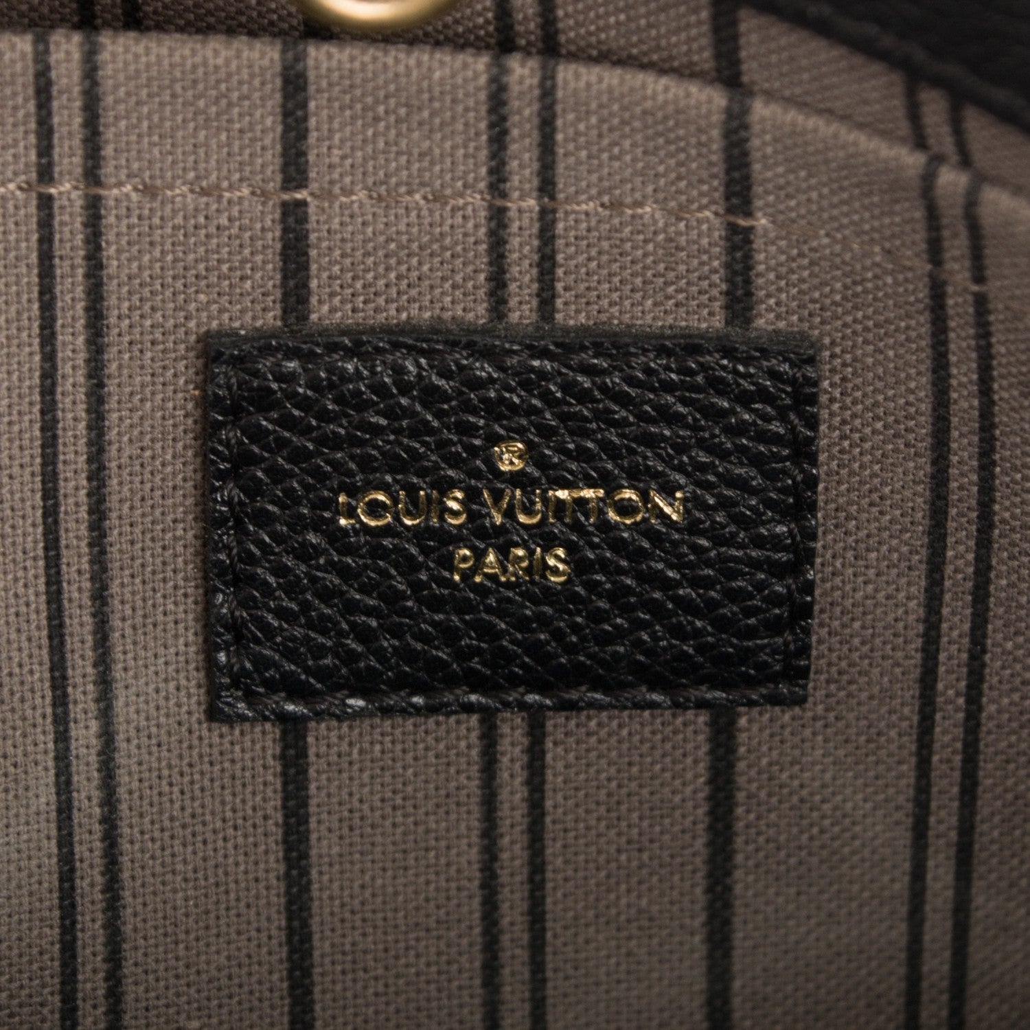 Louis Vuitton Empreinte Montaigne MM Black 7 of 18