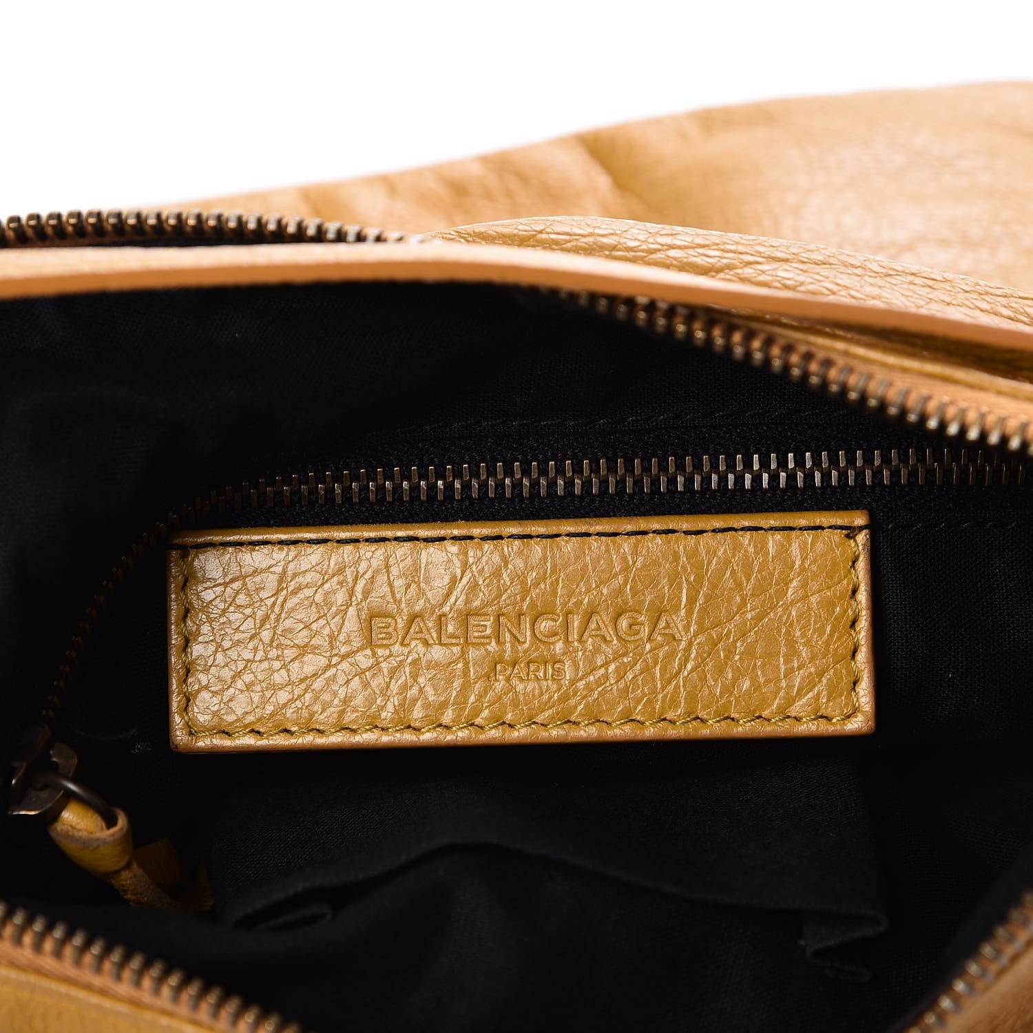Balenciaga Agneau Classic Hardware Flat Crossbody Jaune Moutarde 6 of 12