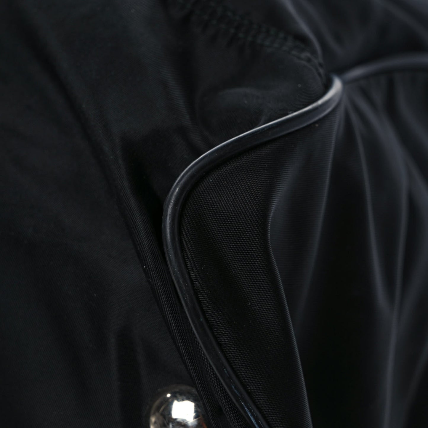 Tessuto Nylon Saffiano Viaggio Duffle Black