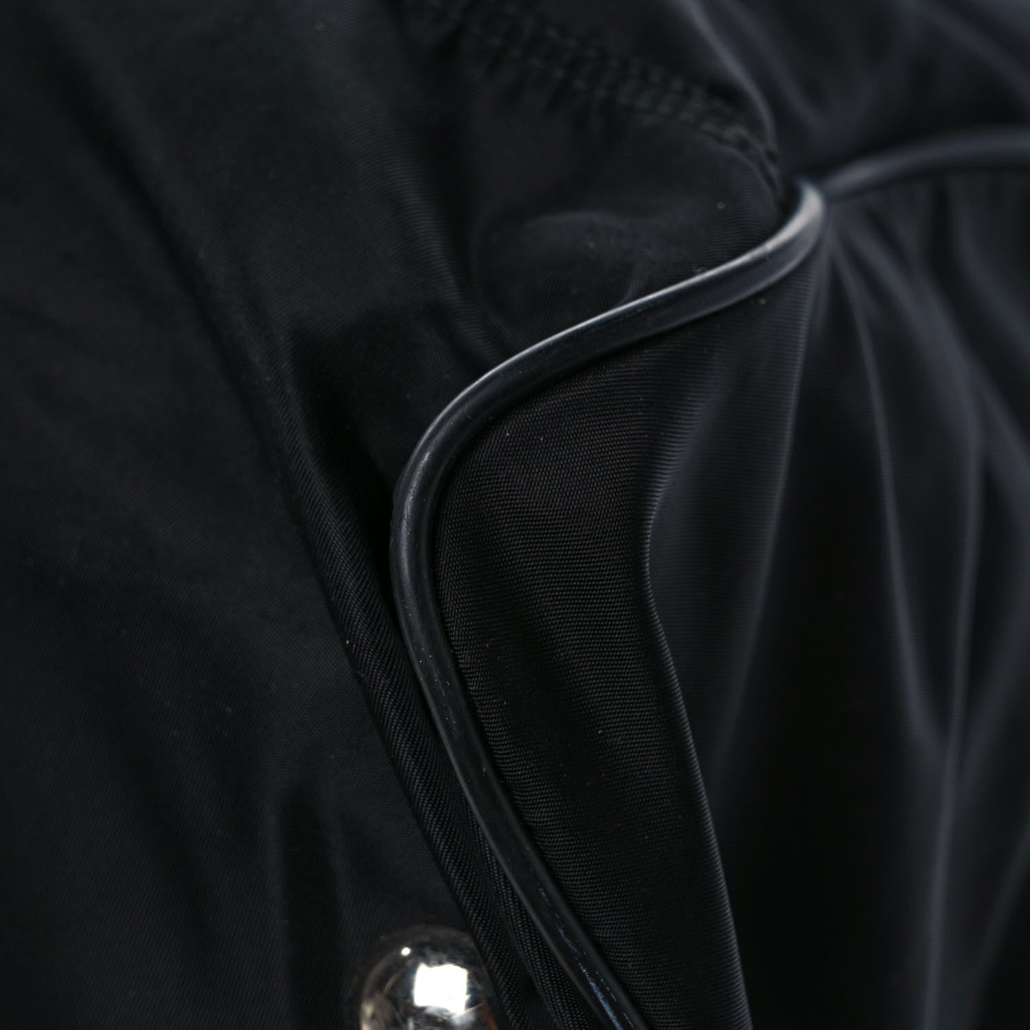 Prada Tessuto Nylon Saffiano Viaggio Duffle Black 10 of 10