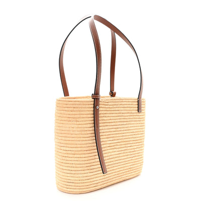 Loewe Raffia Small Square Basket Tote Bag Natural Tan 3 of 11