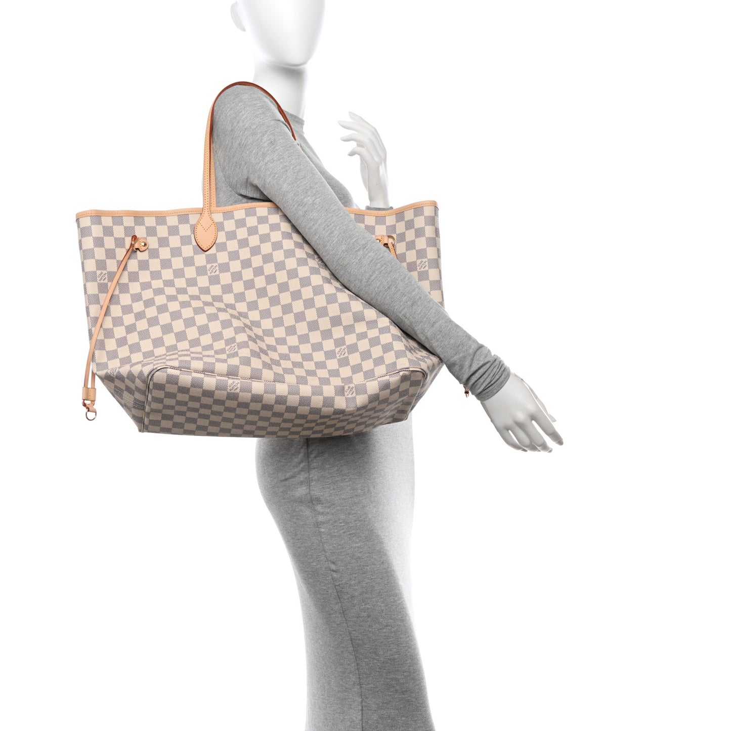 Damier Azur Neo Neverfull GM Rose Ballerine