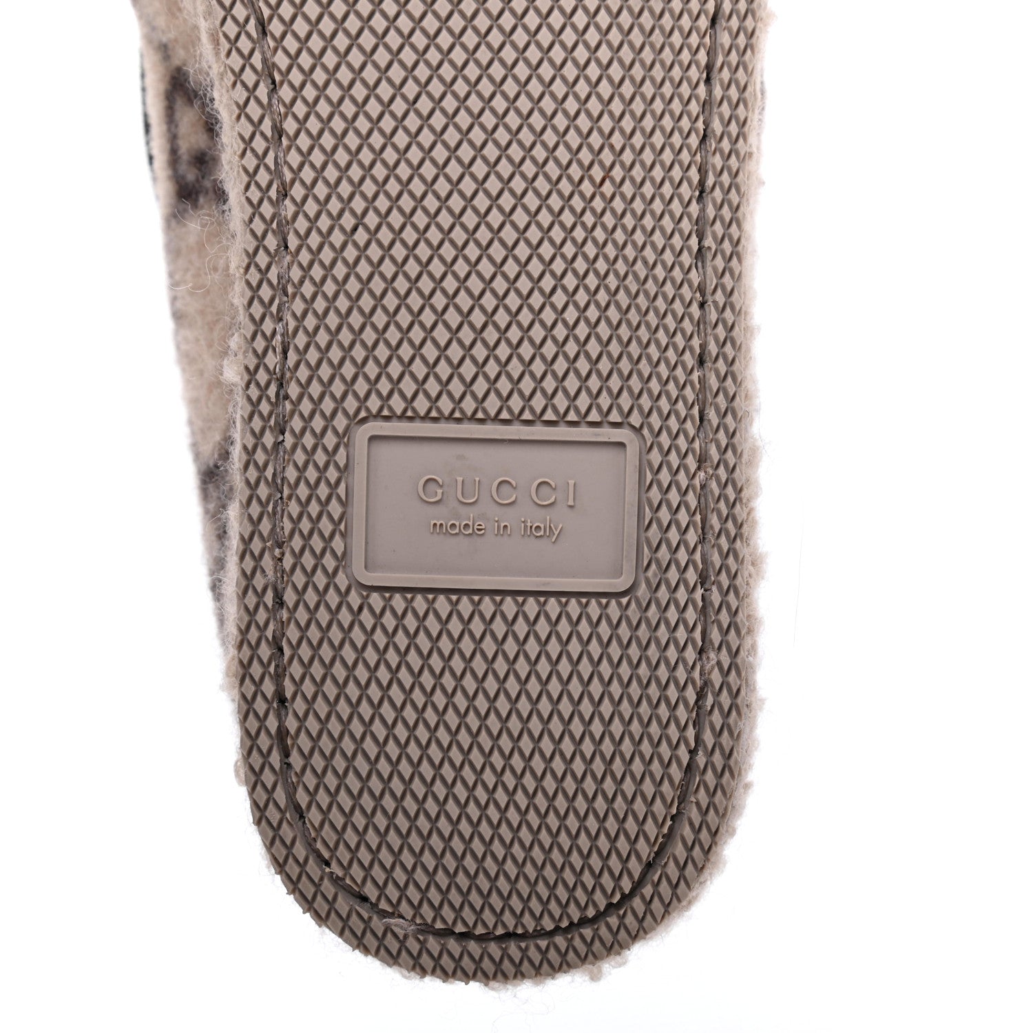 Gucci Covered Wool GG Monogram Womens Fria Horsebit Loafers 38.5 Beige Ebony Black Butterscotch 7 of 11