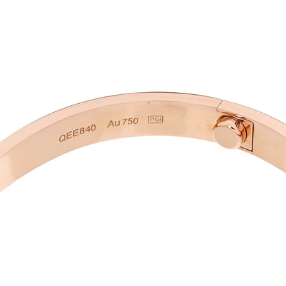Cartier 18K Pink Gold LOVE Bracelet 17 7 of 9