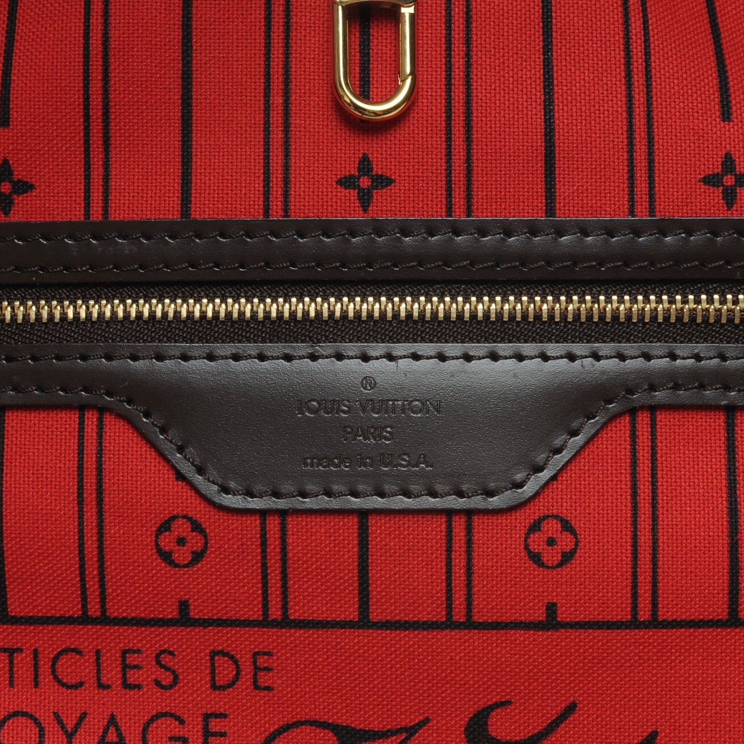 Louis Vuitton Damier Ebene Neverfull MM 6 of 7
