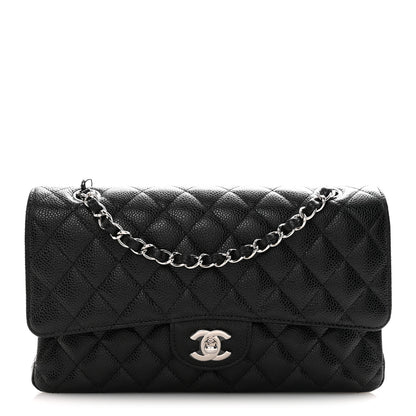 Chanel Caviar Quilted Medium Double Flap Black 1 of 11