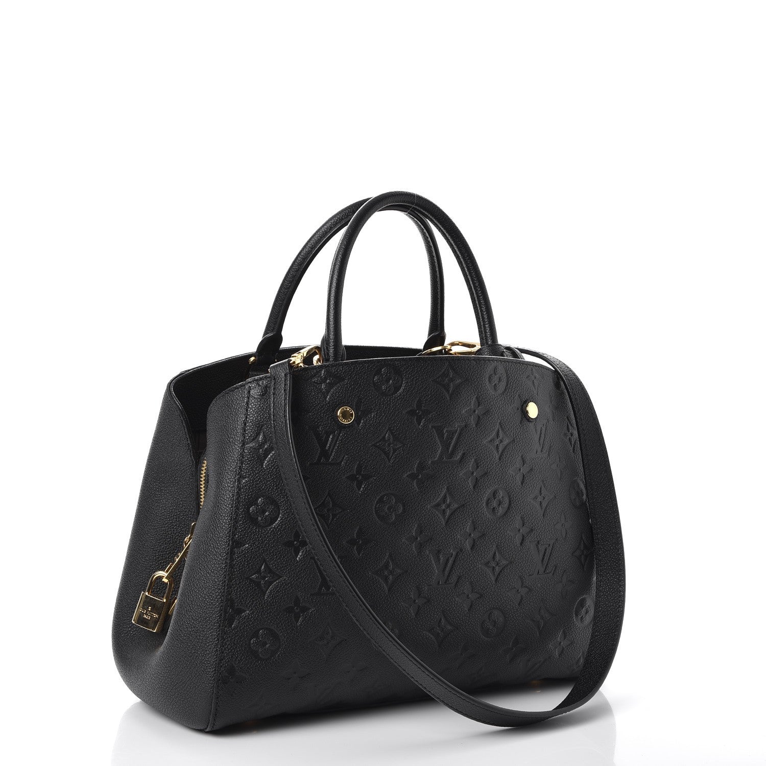 Louis Vuitton Empreinte Montaigne MM Black 3 of 8