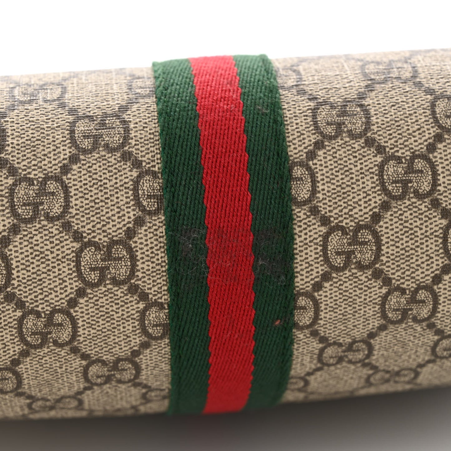 GG Supreme Monogram Web Small Ophidia Shoulder Bag Brown