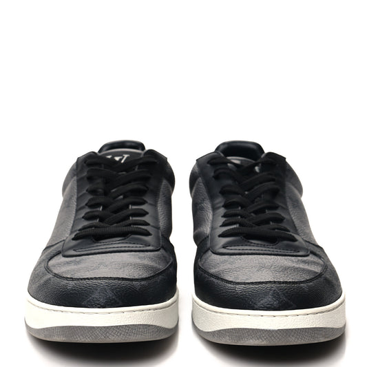 Reverse Monogram Eclipse Mens Rivoli Sneakers 10 Black