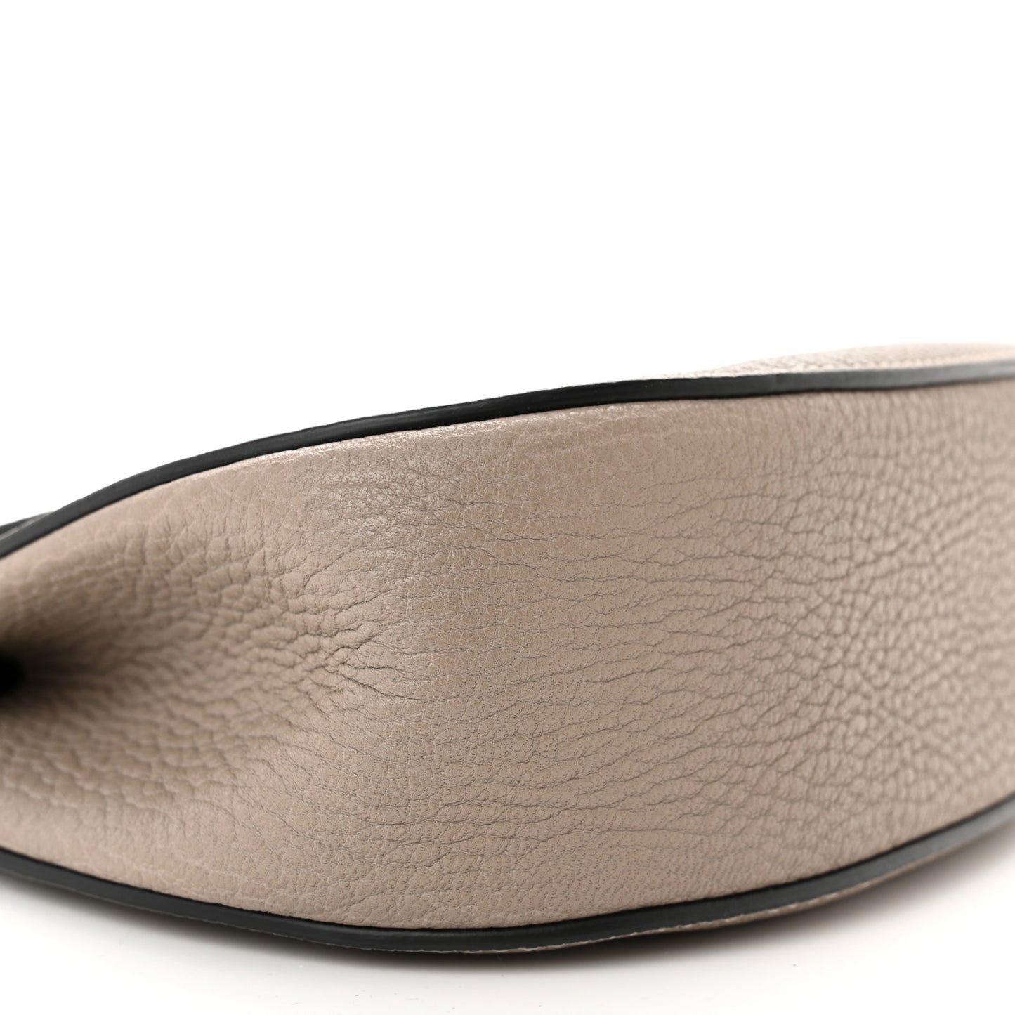 Grained Lambskin Mini Drew Shoulder Bag Motty Grey