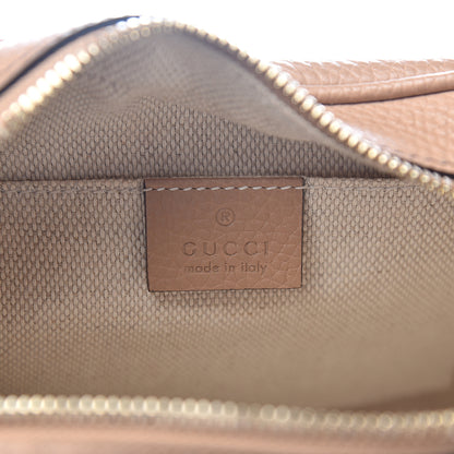Gucci Pebbled Calfskin Small Soho Disco Bag Rose Beige 5 of 9