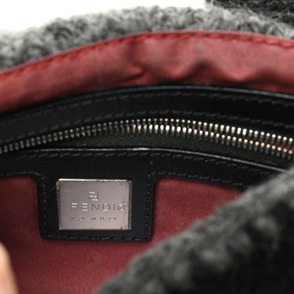 Fendi Wool Knit Mama Baguette Grey 7 of 7