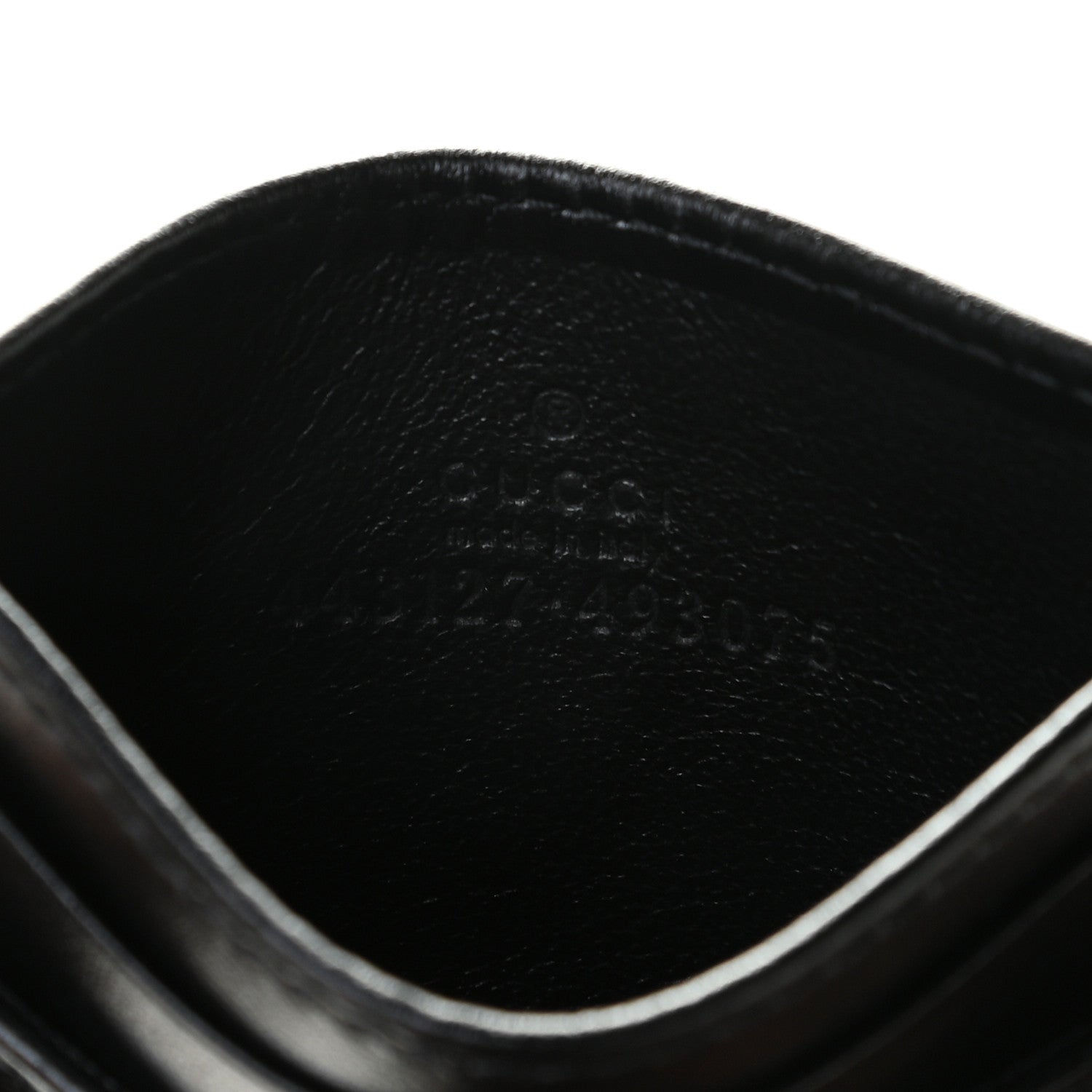 Gucci Calfskin Matelasse GG Marmont Card Holder Black 14 of 17