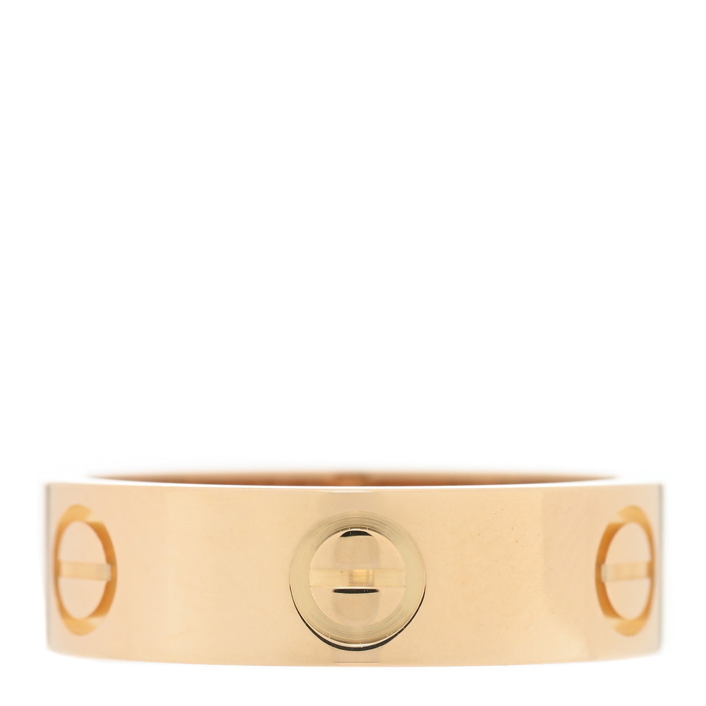 18K Yellow Gold 5.5mm LOVE Ring 53 6.5