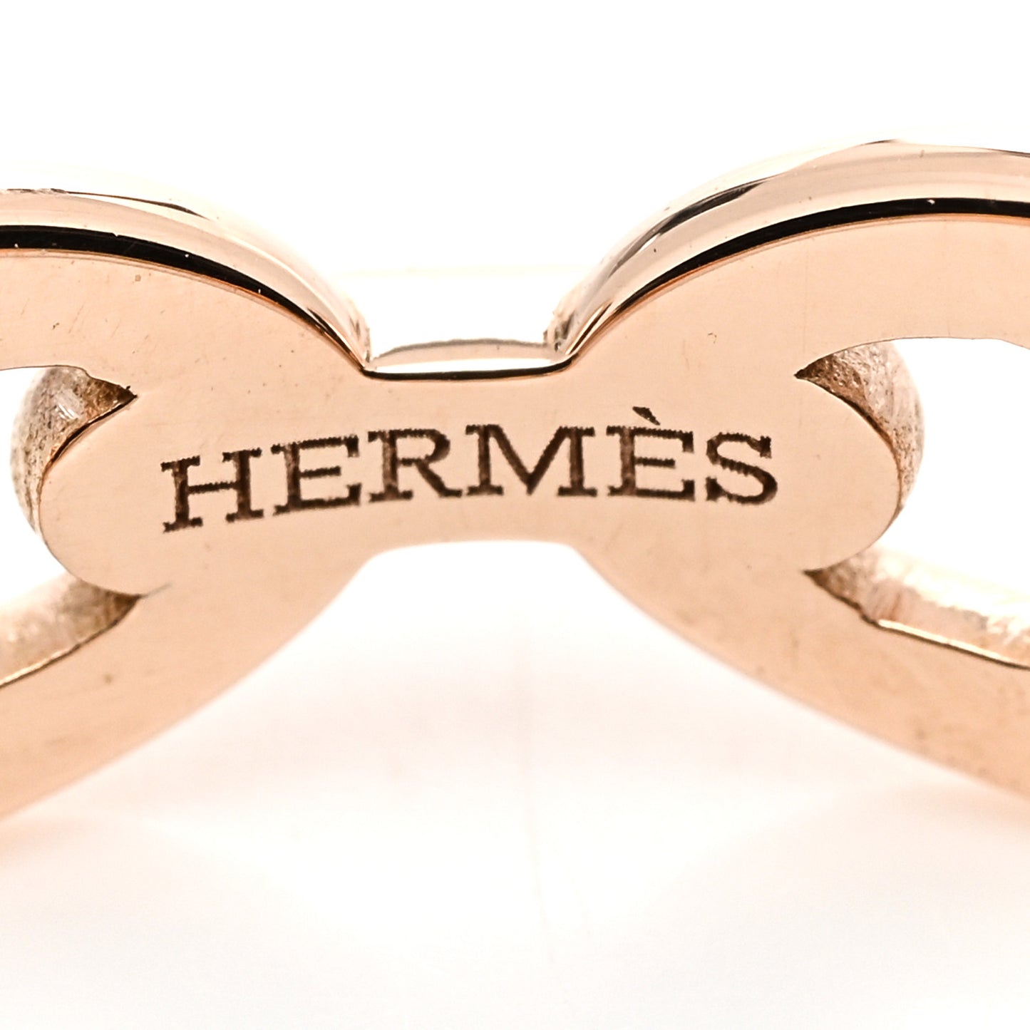 18K Rose Gold PM Chaine d'Ancre Enchainee Ring 57 8