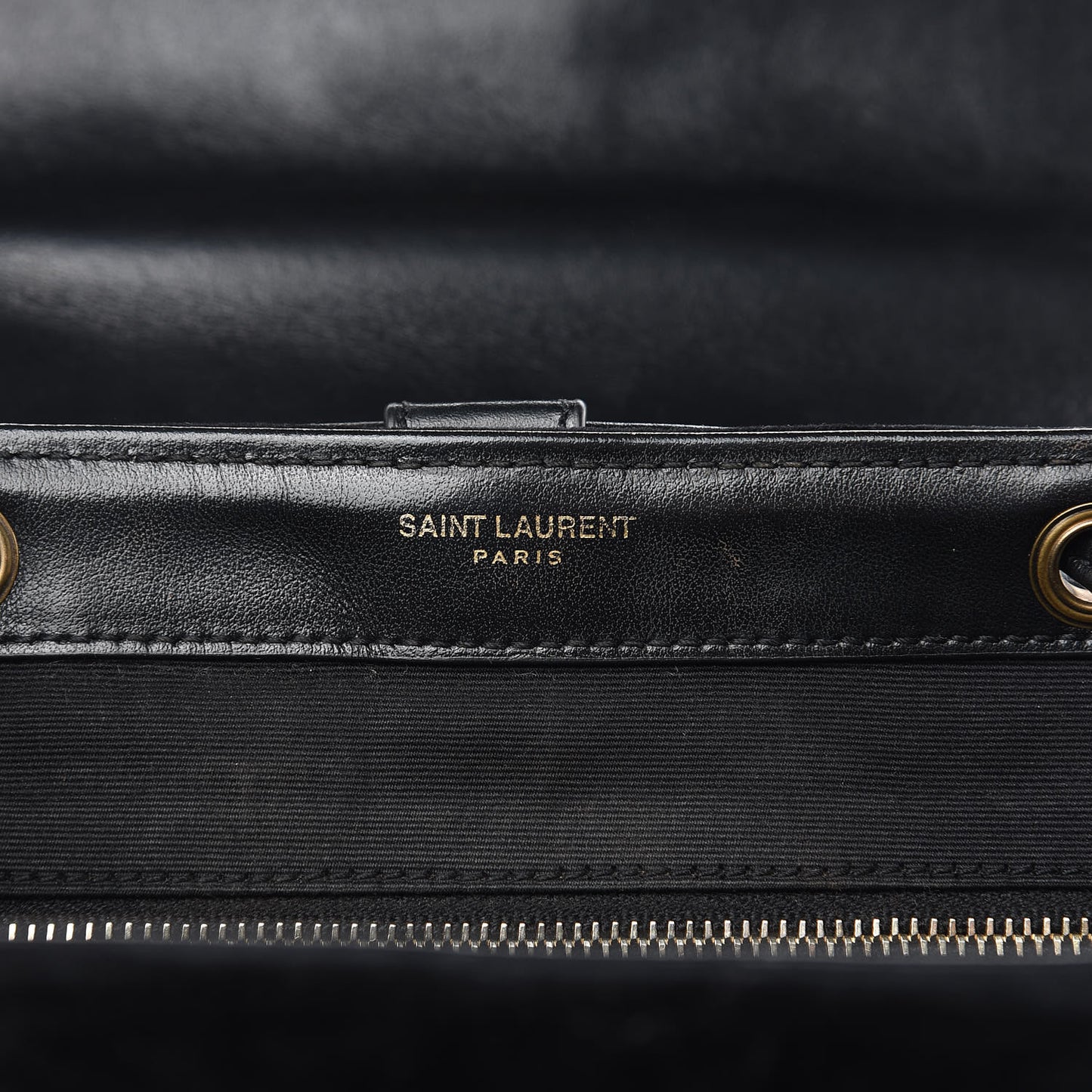 Velvet Y Quilted Monogram Small Loulou Backpack Black