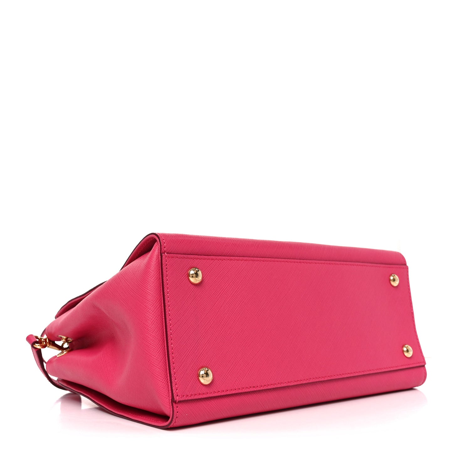 Printed Calfskin Beky Tote Framboise