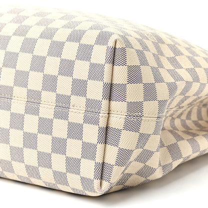 Louis Vuitton Damier Azur Graceful MM Rose Ballerine 9 of 20