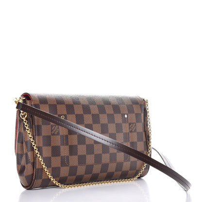 Louis Vuitton Damier Ebene Favorite MM 3 of 9