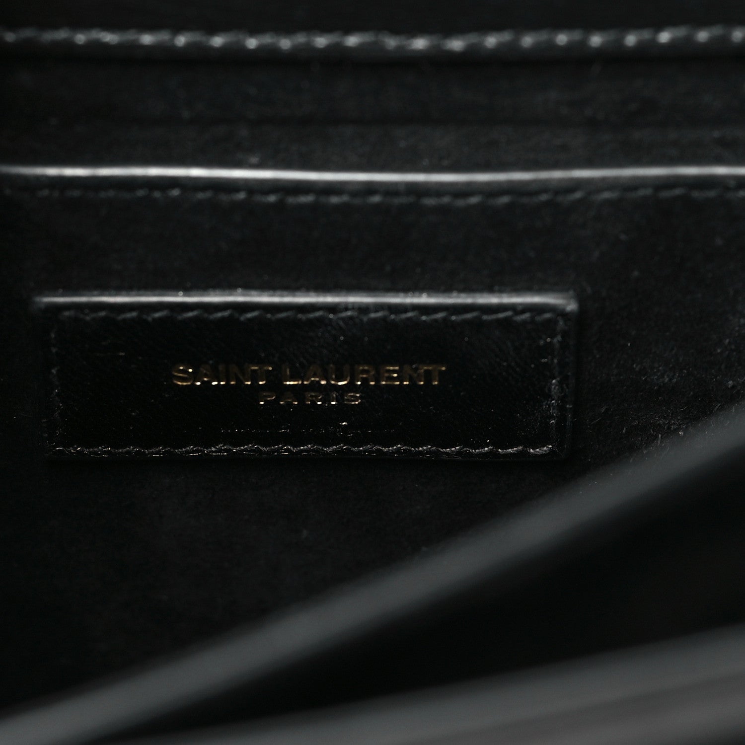Saint Laurent Calfskin Medium Monogram Sunset Black Sunset Black 6 of 9