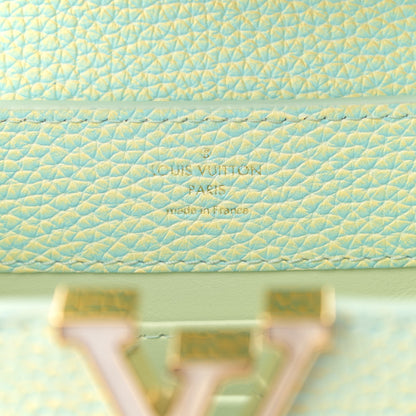 Louis Vuitton Taurillon Summer Stardust Mini Capucines Vert D'eau 6 of 10