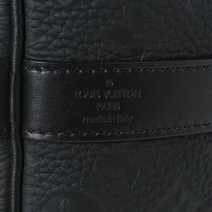 Louis Vuitton Taurillon Monogram Keepall Bandouliere 50 Black 6 of 10