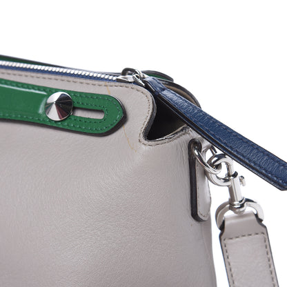 Fendi Vitello Dolce 4 Color Medium By The Way Boston Bag Grigio Polvere Emerald Multicolor 12 of 15