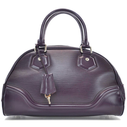 Louis Vuitton Epi Bowling Montaigne PM Cassis 1 of 10