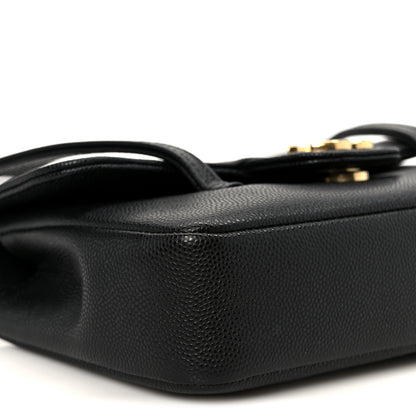 Chanel Shiny Caviar Mini Preppy Coco Shoulder Bag Black 8 of 10