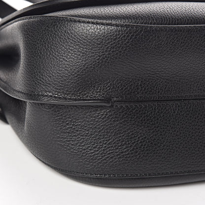Mulberry Small Classic Grain Calfskin Amberley Satchel Black 5 of 11