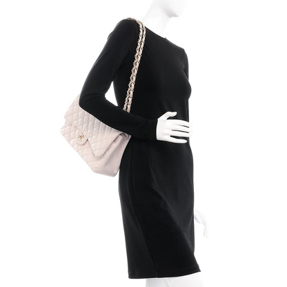 Chanel Lambskin Quilted Jumbo Double Flap Light Beige 2 of 12