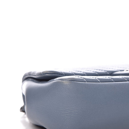 Chanel Lambskin Quilted Small CC Crossing Flap Light Blue 8 of 12