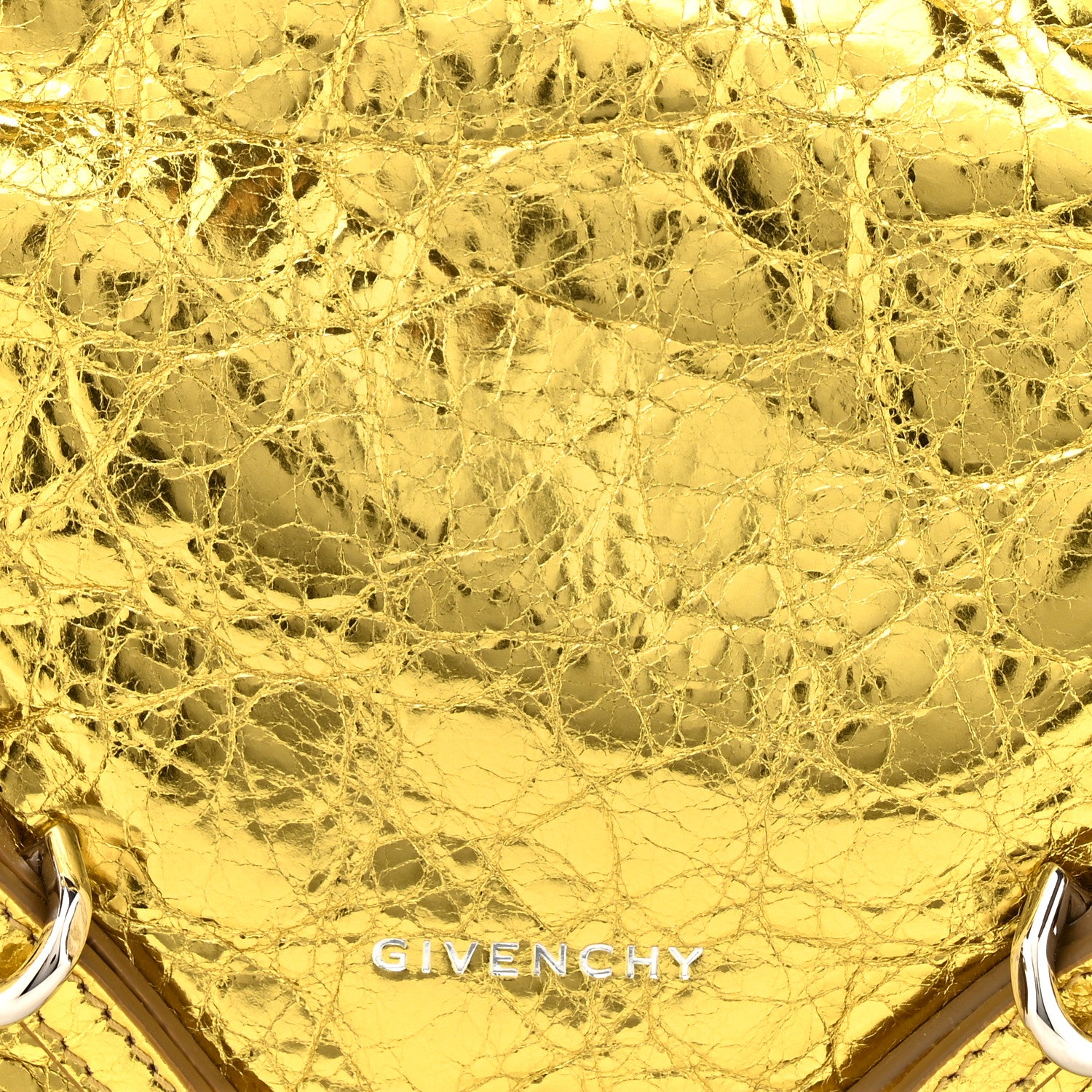 Givenchy Metallic Calfskin Mini Voyou Bag Gold 8 of 10