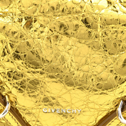 Givenchy Metallic Calfskin Mini Voyou Bag Gold 8 of 10
