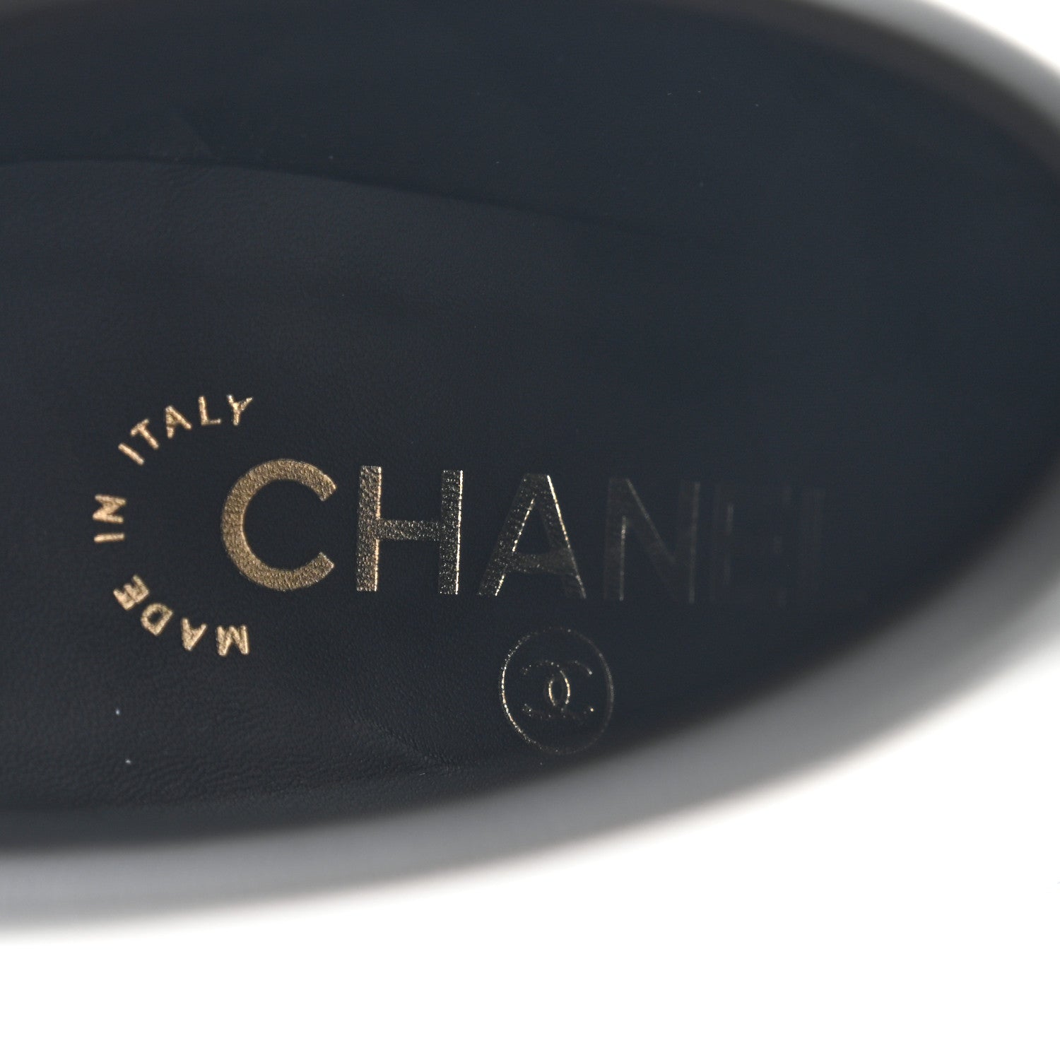 Chanel Lambskin Grosgrain Triangle & Collar 90 Ankle Boots 35 Black 6 of 9