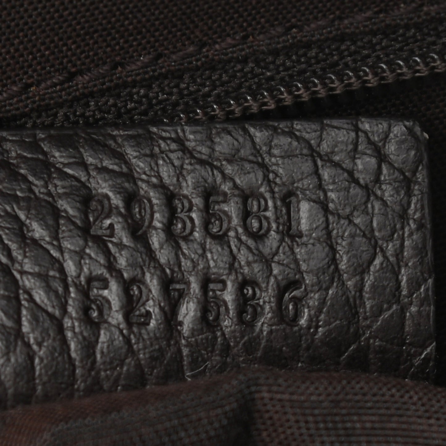 Crystal Monogram Medium Abbey Pocket Hobo Tote Dark Brown