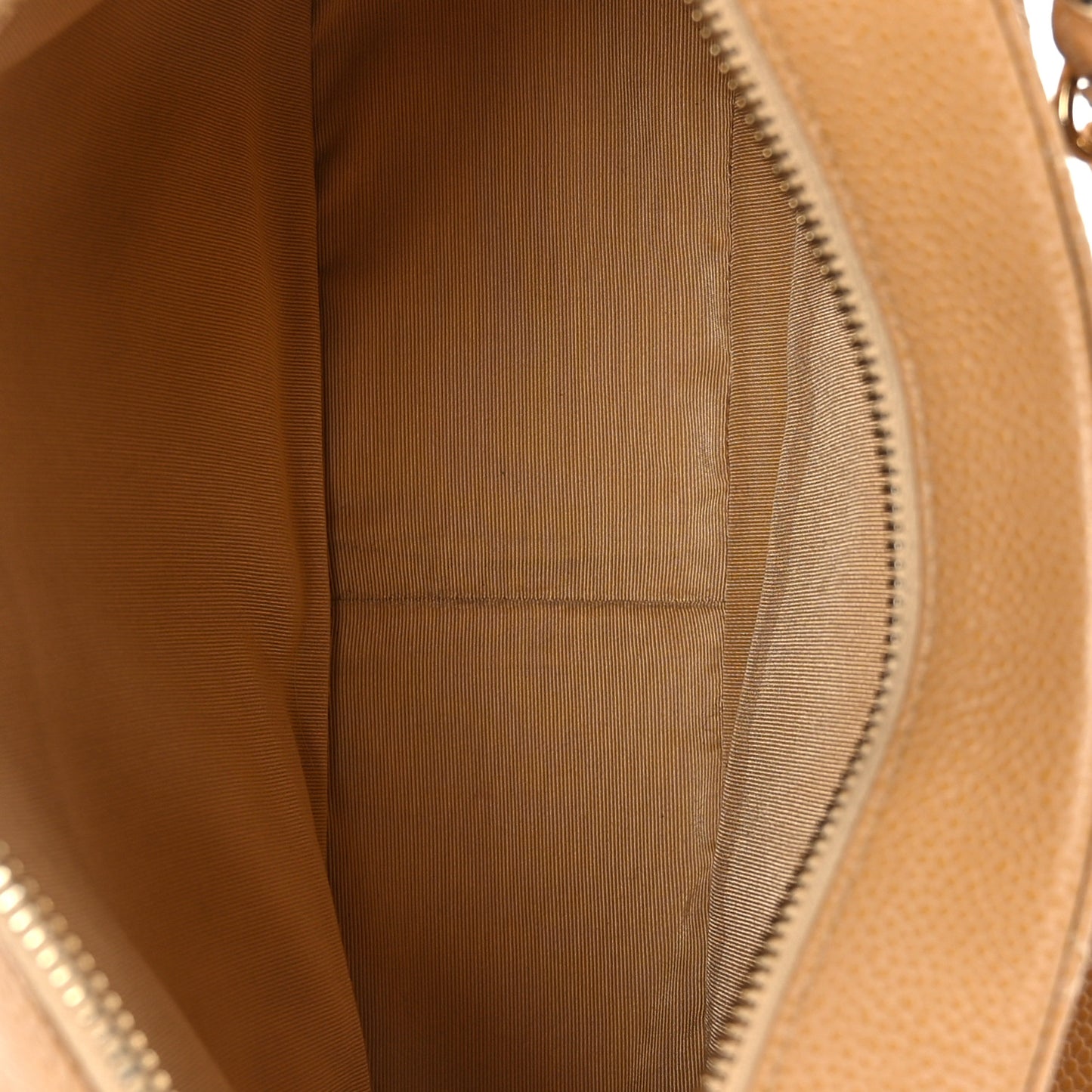 Caviar Quilted Timeless CC Shoulder Bag Beige