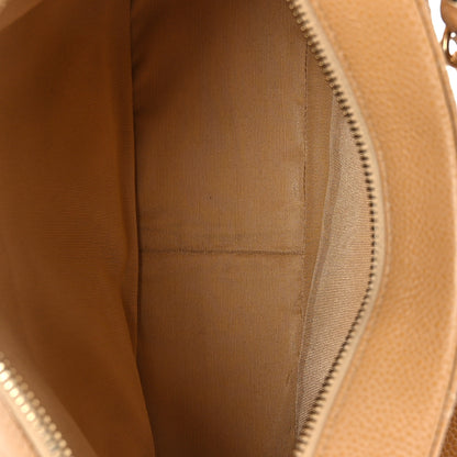 Chanel Caviar Quilted Timeless CC Shoulder Bag Beige 5 of 9