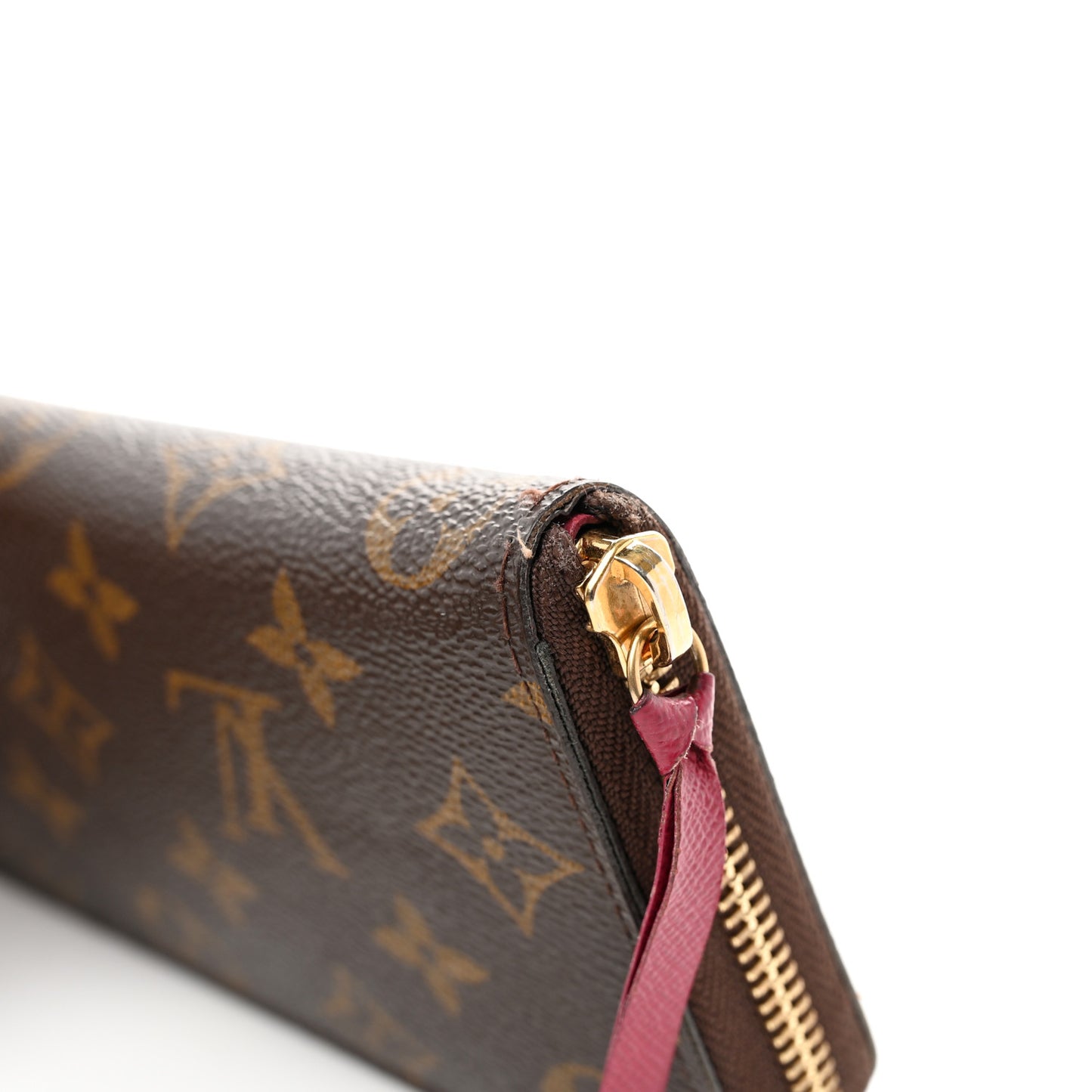 Monogram Clemence Wallet Fuchsia