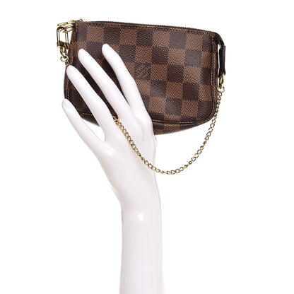 Louis Vuitton Damier Ebene Mini Pochette Accessories 2 of 6
