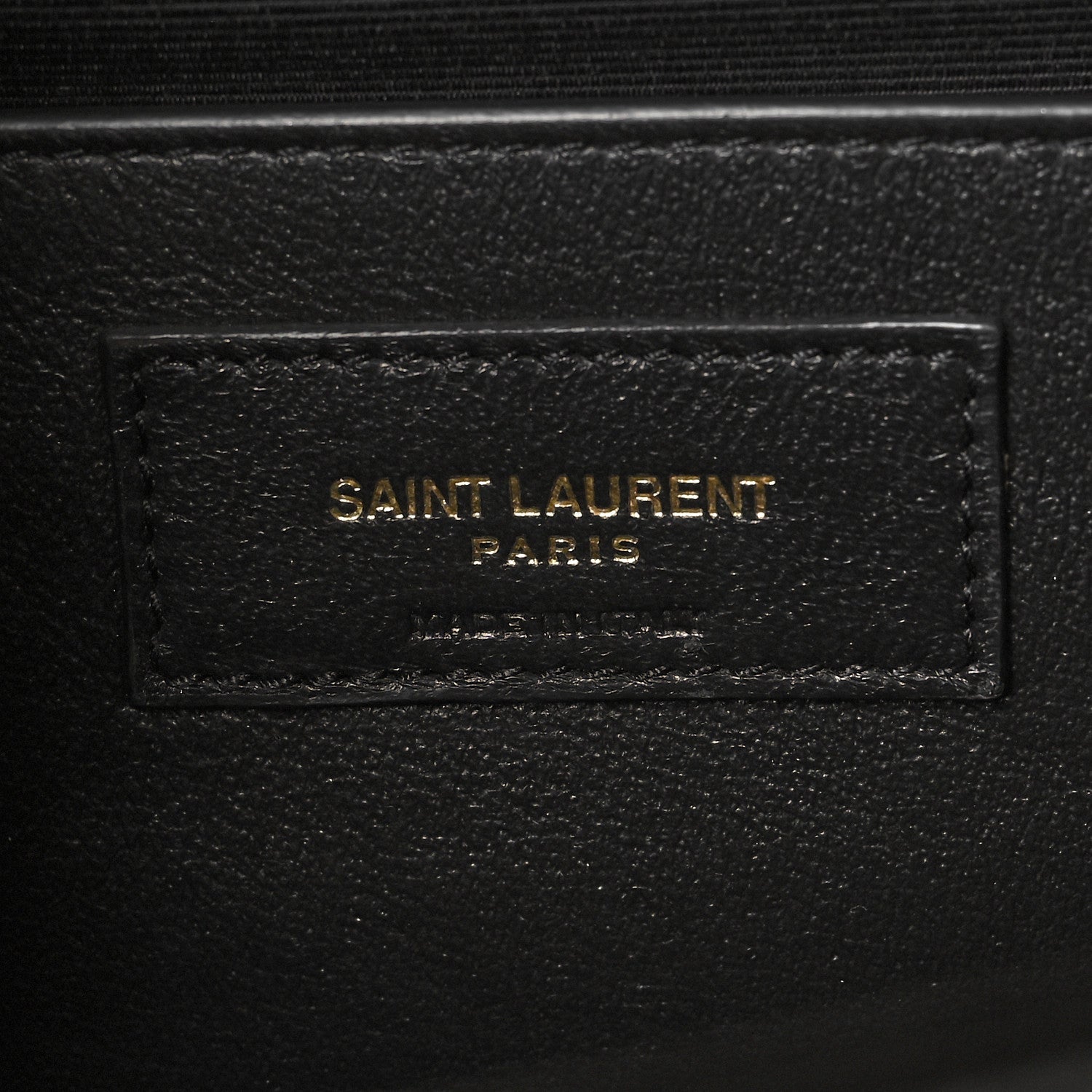Saint Laurent Grain De Poudre Medium Classic Monogram Kate Satchel Black 6 of 10