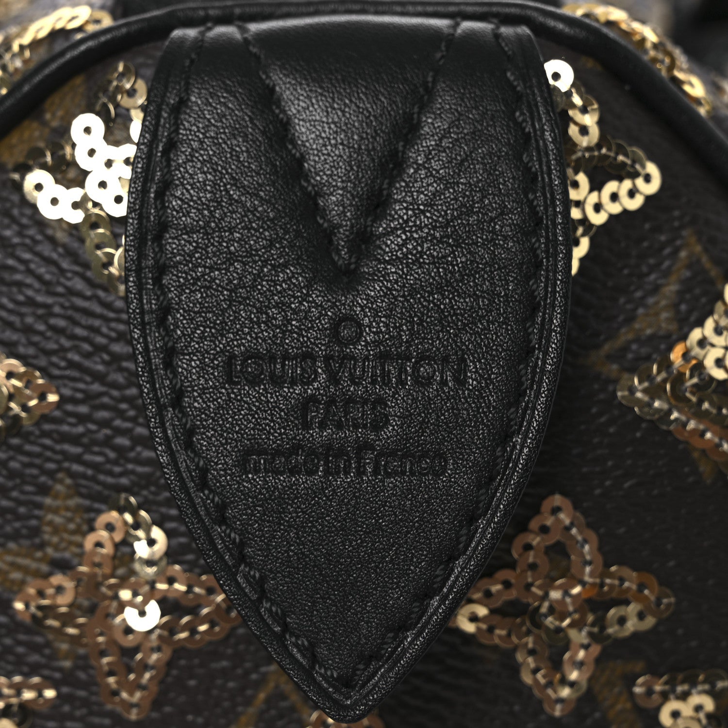 Louis Vuitton Monogram Sequins Eclipse Speedy 28 Gold 7 of 12
