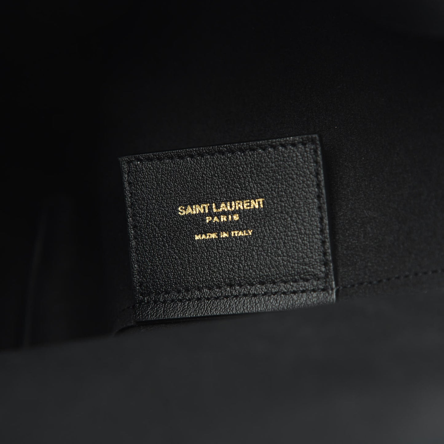 Calfskin Large Shopping Tote Black