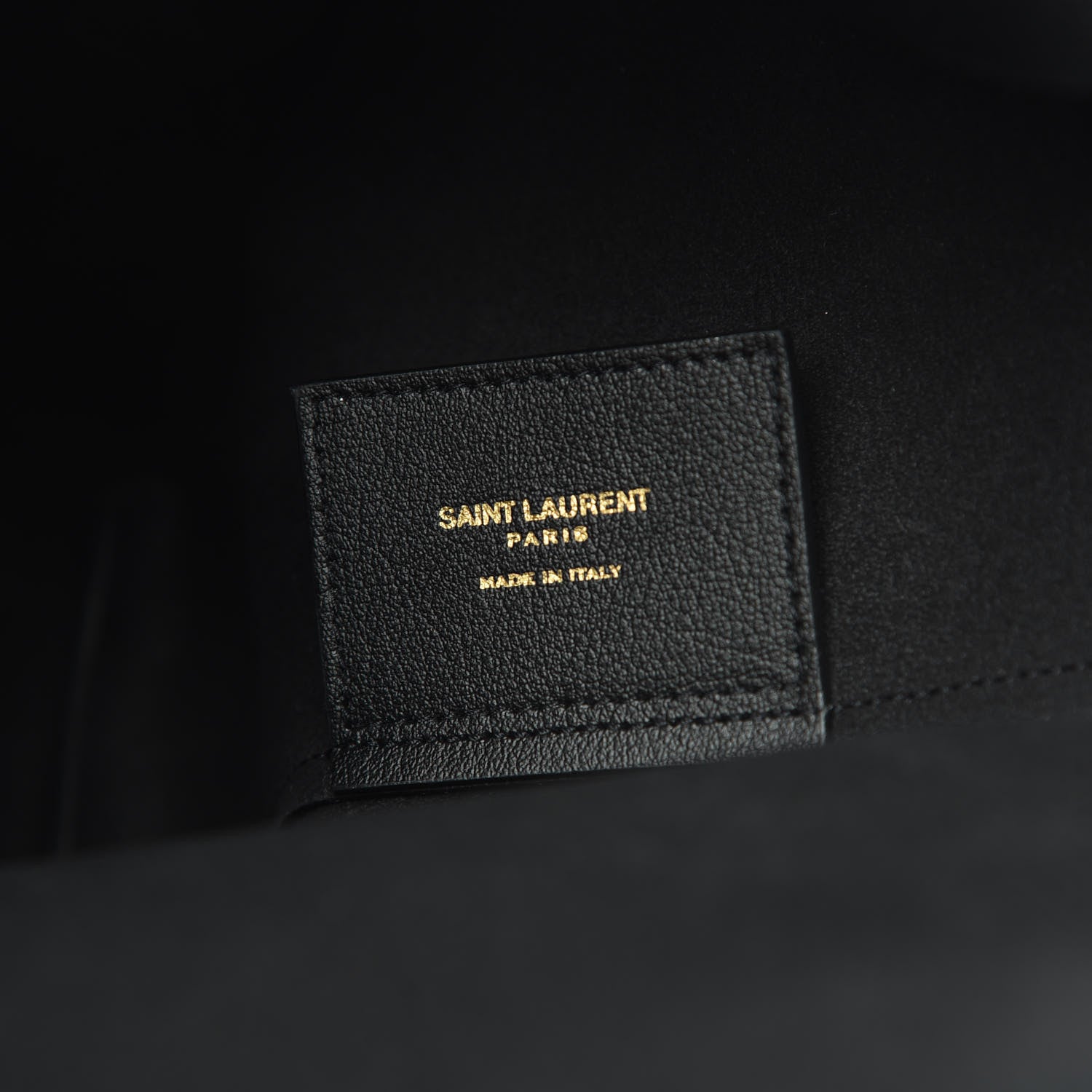 Saint Laurent Calfskin Large Shopping Tote Black 7 of 12