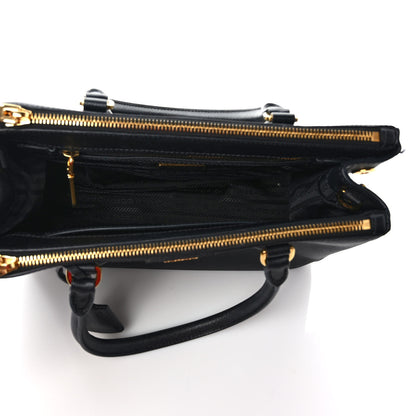 Prada Saffiano Medium Galleria Double Zip Tote Black 5 of 9