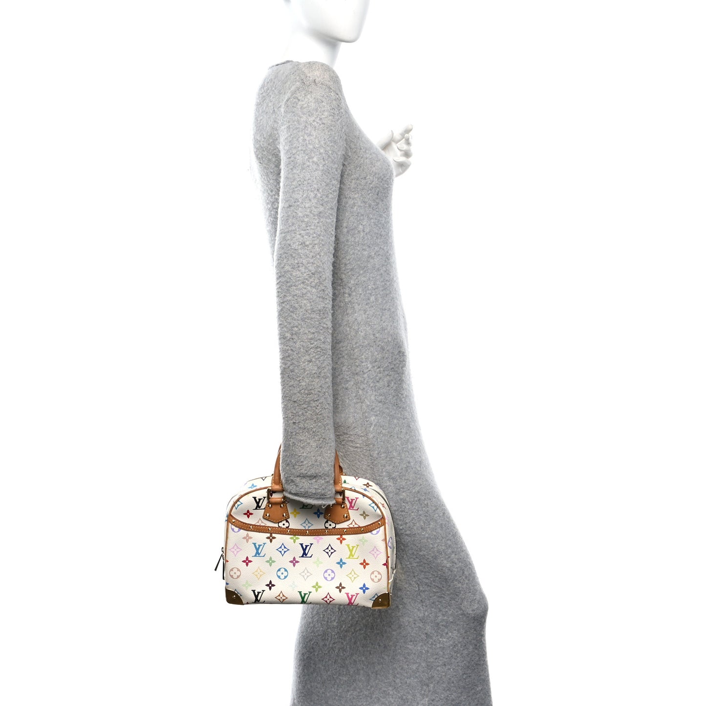 Monogram Multicolor Trouville White