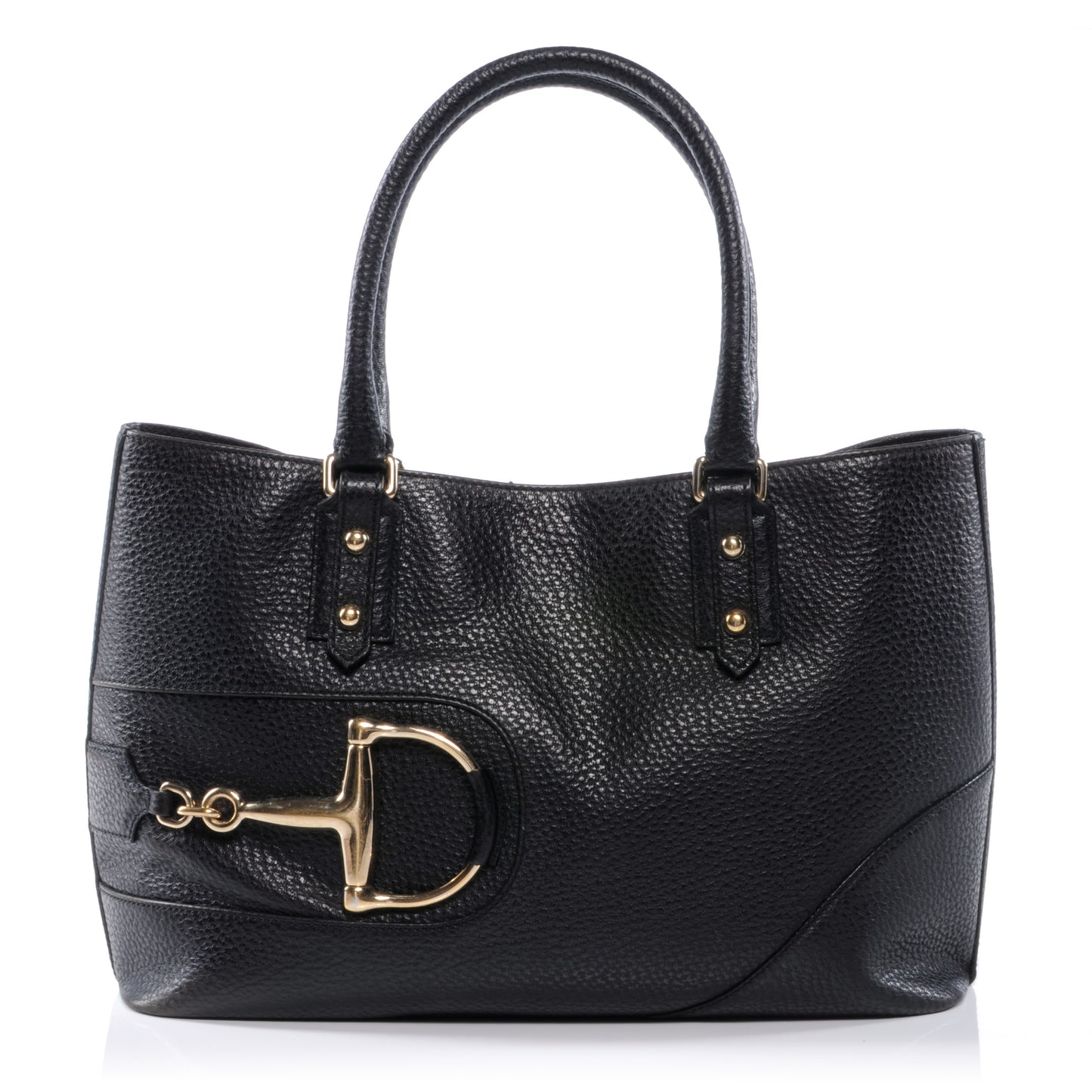 Leather Hasler Tote Black