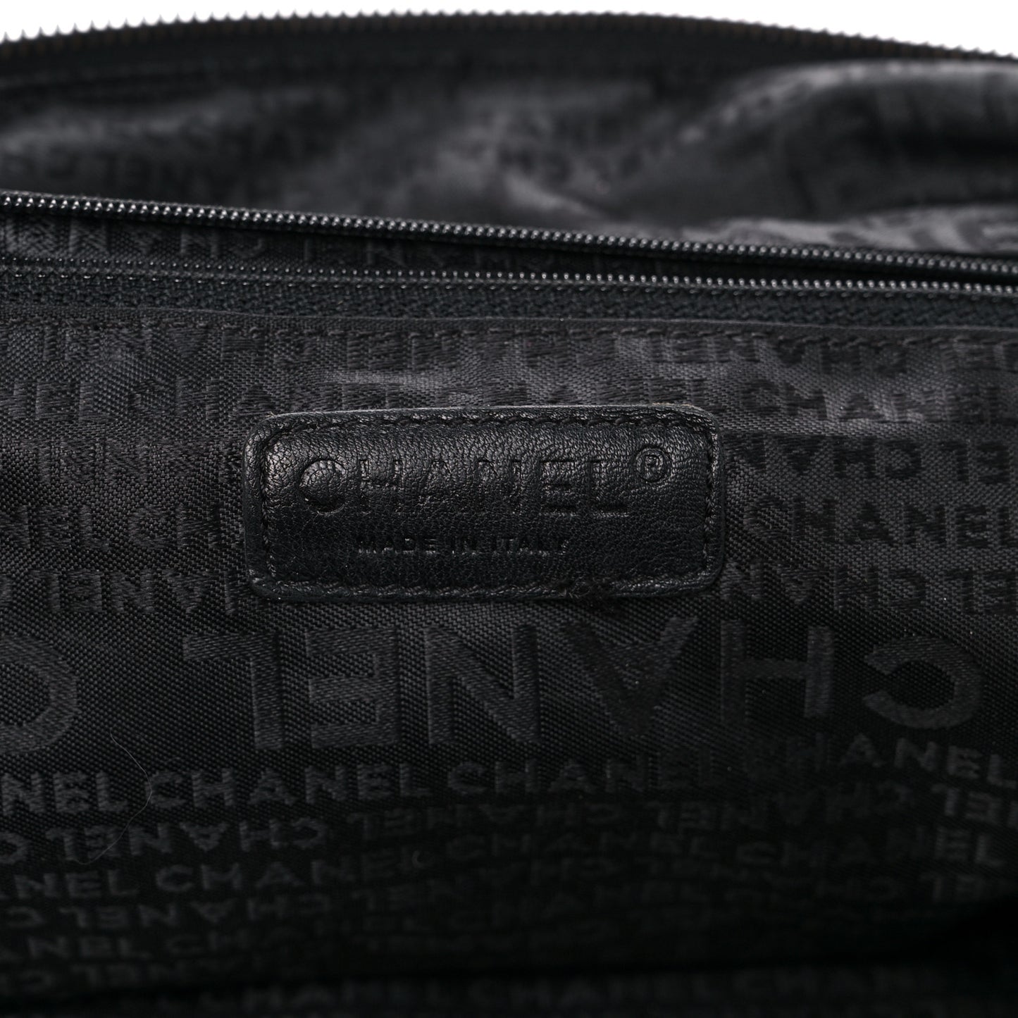Caviar Square Stitched Tote Black