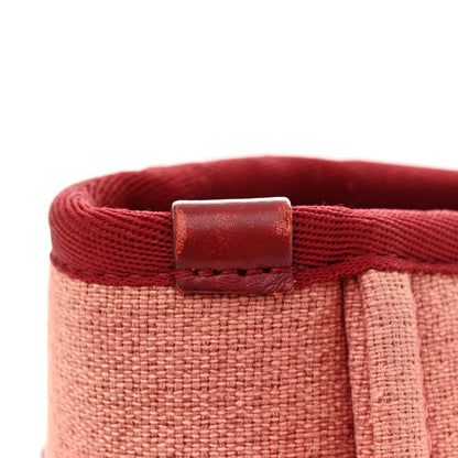Chanel Canvas Mini Deauville Tote Red 14 of 15
