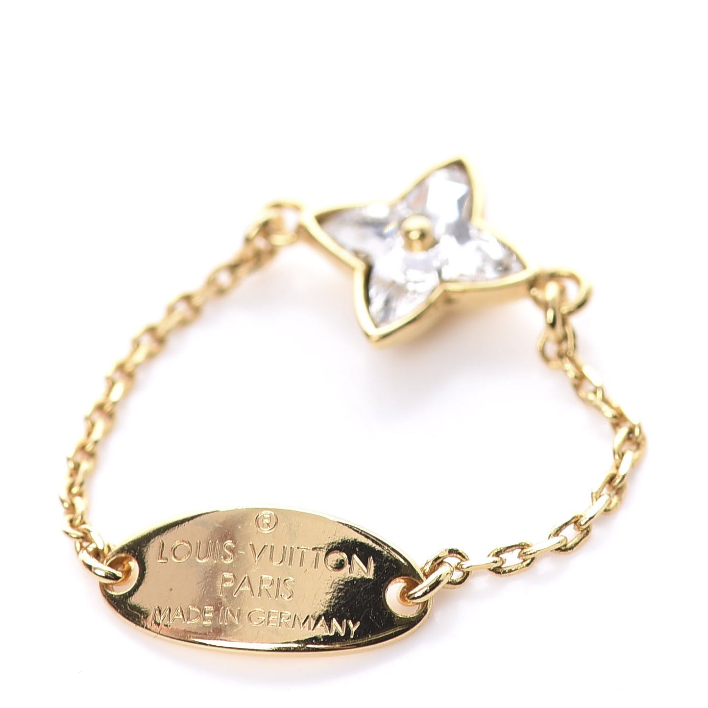 Crystal Blooming Strass Ring Set M Gold